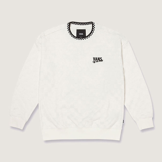 자카드 체커 크루 플리스