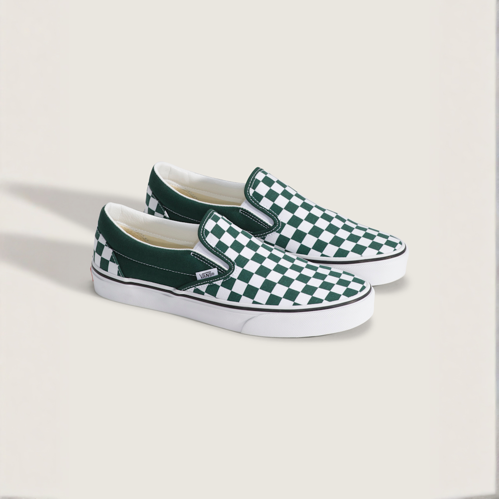 클래식 슬립온 컬러 띠어리 체커보드