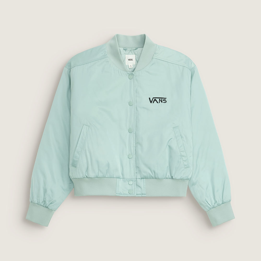 [반스 아티스트 컬렉션] VANS X RIROO 크롭 베이스볼자켓