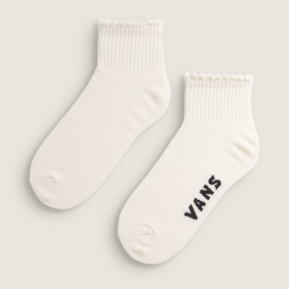 스캘럽 쿼터 크루 삭스